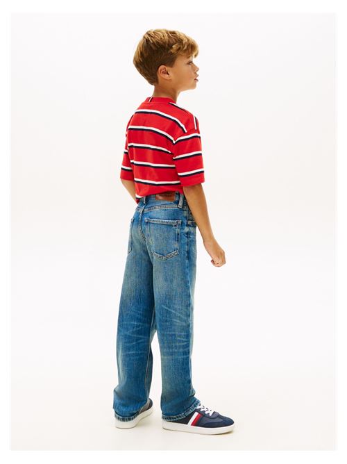 baggy mid blue destruction jeans TOMMY HILFIGER | KB0KB102221CF